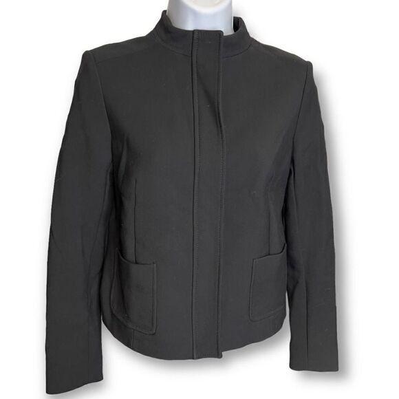 Women’s Massimo Dutti KNIT CARDIGAN WITH ZIP sz 4 Black MSRP $119 - Picture 2 of 12